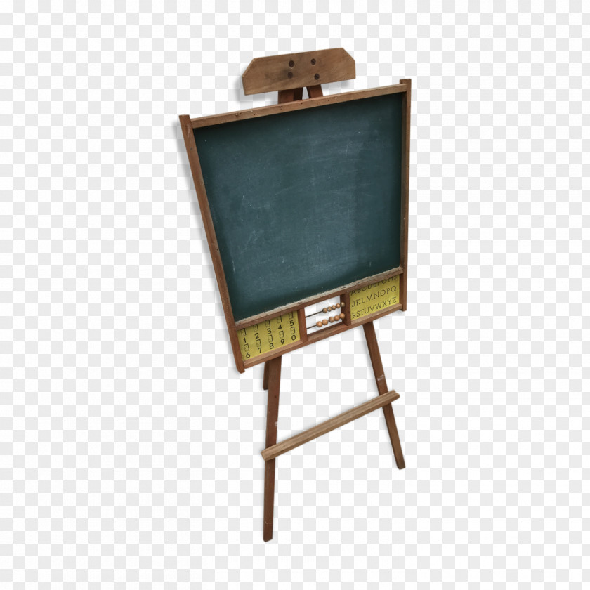 Table Easel Blackboard Arbel Wood PNG