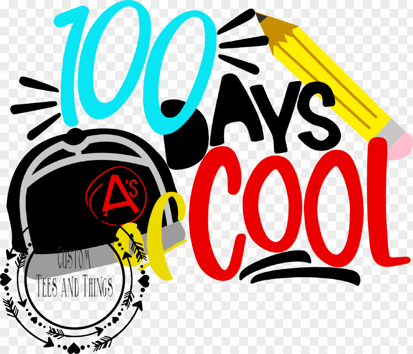 100 Days Brand Logo Illustration Product Design PNG