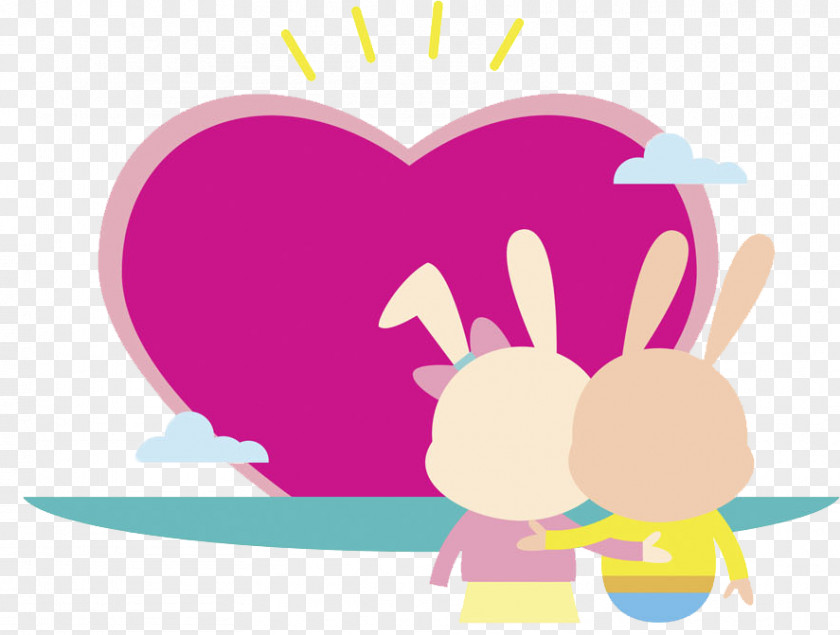 Bunny Background Easter Rabbit Clip Art PNG
