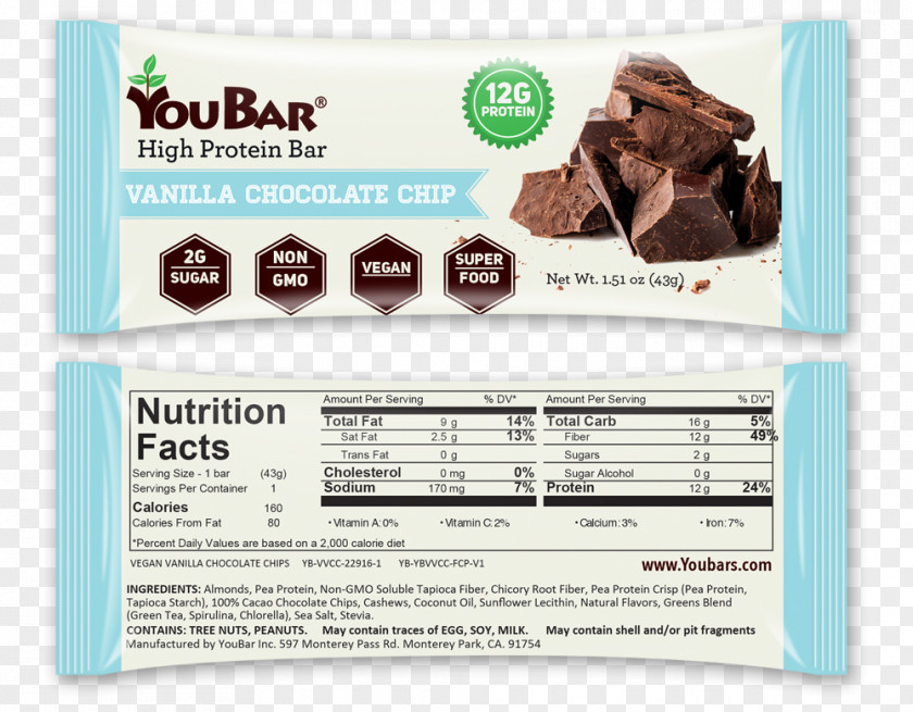 Fresh And Delicious Protein Bar Chocolate Peanut Butter PNG