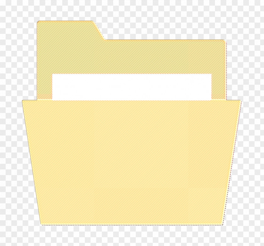 Material Property Paper Product Essential Icon Folder PNG