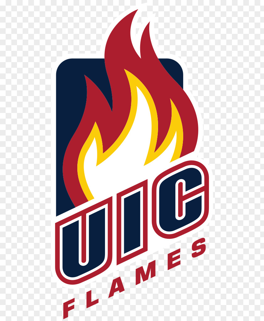 Uic Logo University Of Illinois At Chicago UIC Flames Men's Basketball College Horizon League PNG
