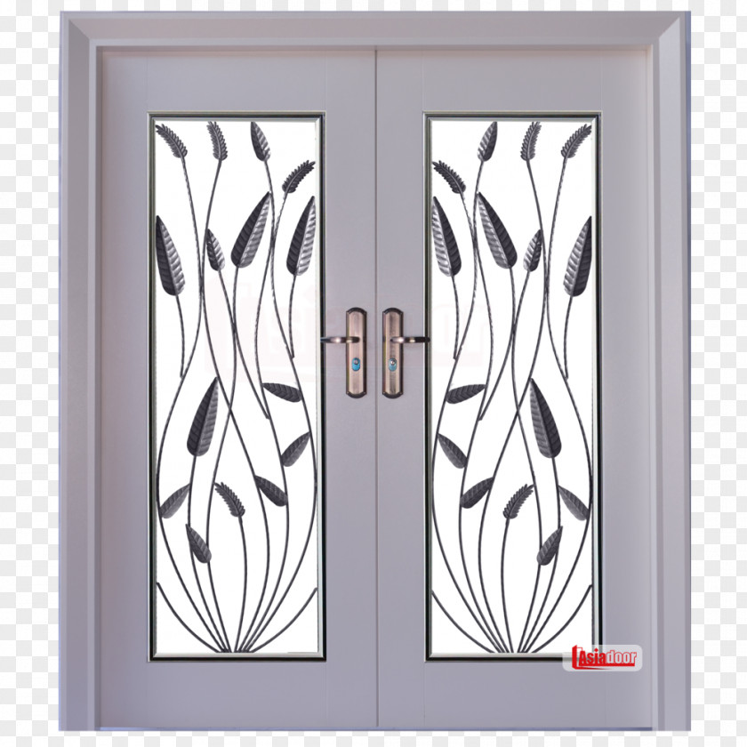 White Door Window Security Safety PNG