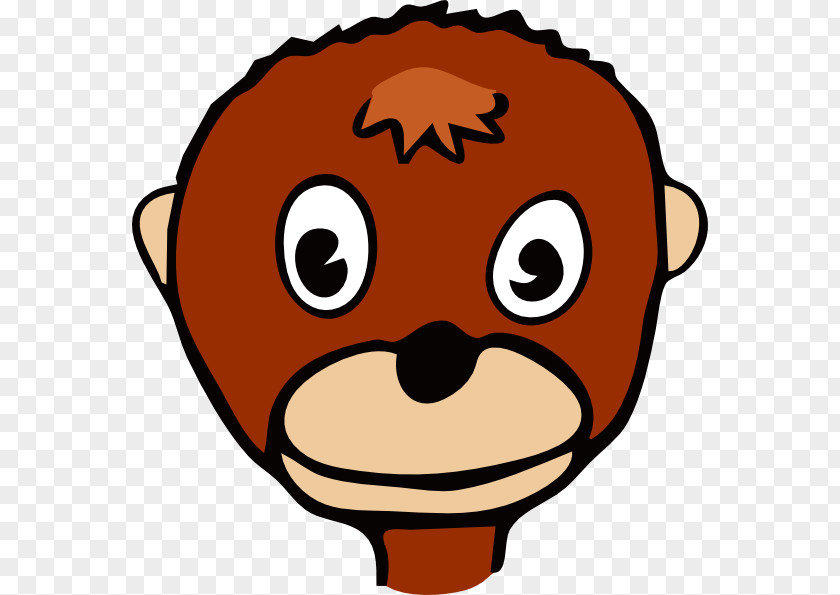 Cartoon Monkey Clipart Chimpanzee Ape Clip Art PNG