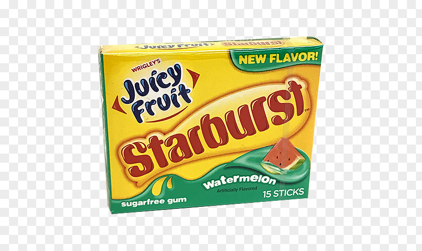 Chewing Gum Juicy Fruit Starburst Wrigley Company PNG