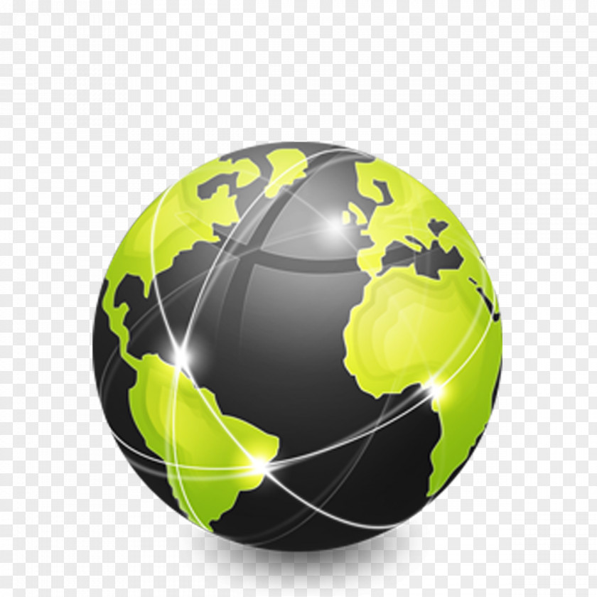 Earth ICO World Wide Web Download Icon PNG