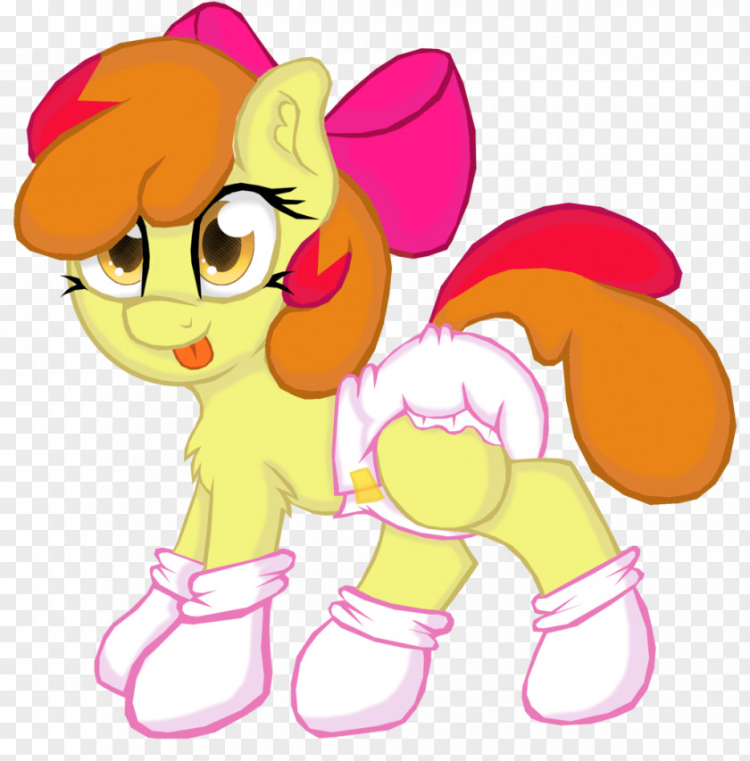 Horse Pony Apple Bloom Diaper PNG