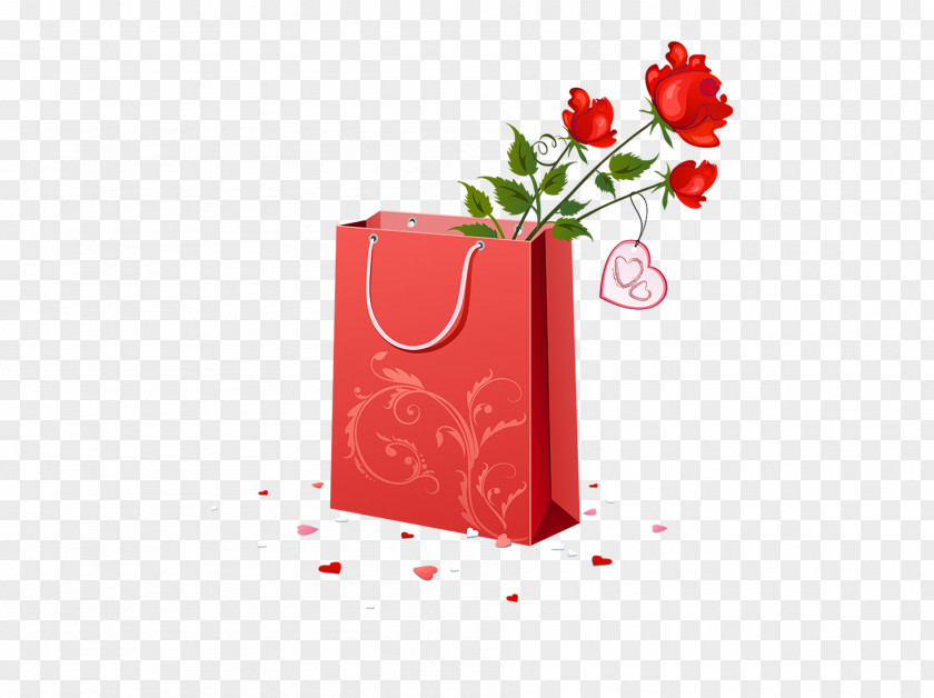 Rose Gift Box Wedding Invitation Anniversary Wish Happiness PNG