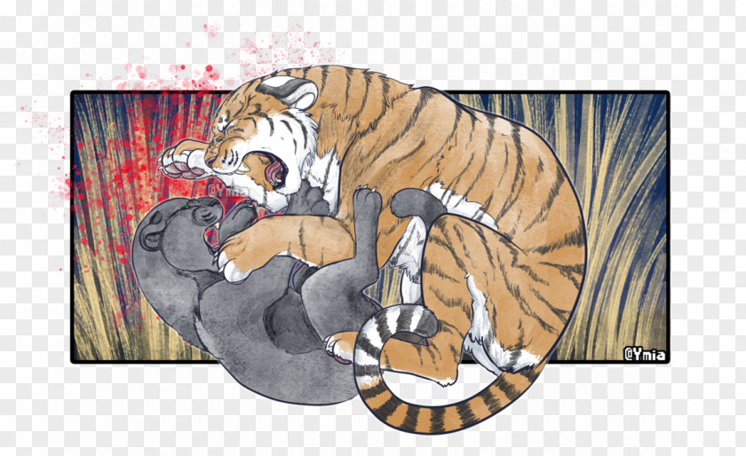 Tiger Akela Cheetah Raksha Art PNG