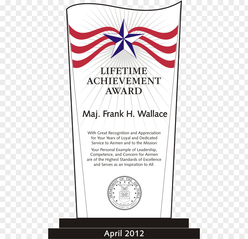 Award Commemorative Plaque Template Excellence Pattern PNG