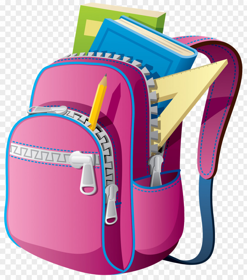 Backpack School Clip Art PNG