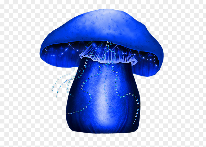 Blue Mushroom Clip Art PNG