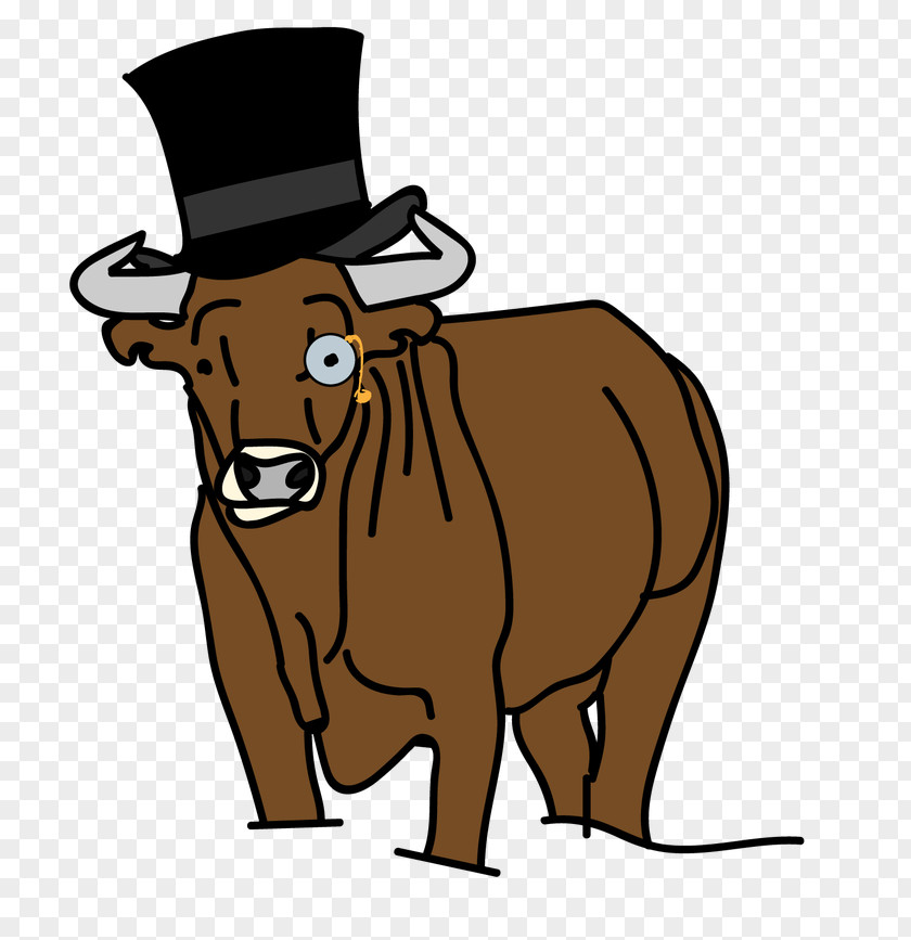 Bull Cattle Ox Horse Cowboy PNG
