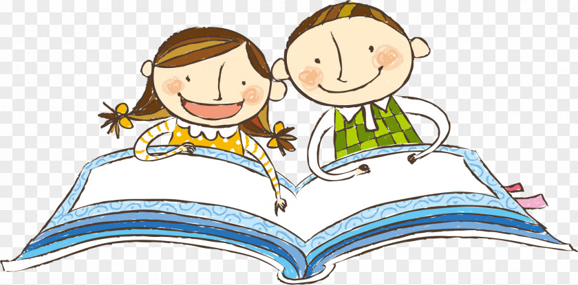 Children Reading Learning Child Illustration PNG