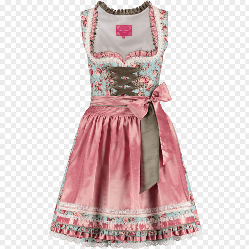 Dress Dirndl Bodice Zipper Apron PNG