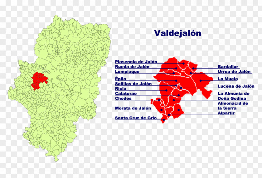 Map Province Of Zaragoza Tarazona Ribera Alta Del Ebro Campo De Borja Aranda PNG