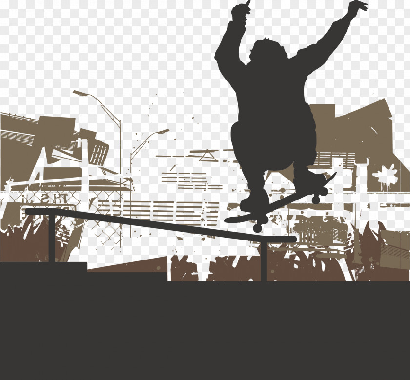 Vector Skateboard Drawing Royalty-free Illustration PNG