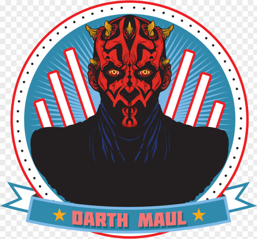 Darth Maul Logo Brand Recreation Font PNG