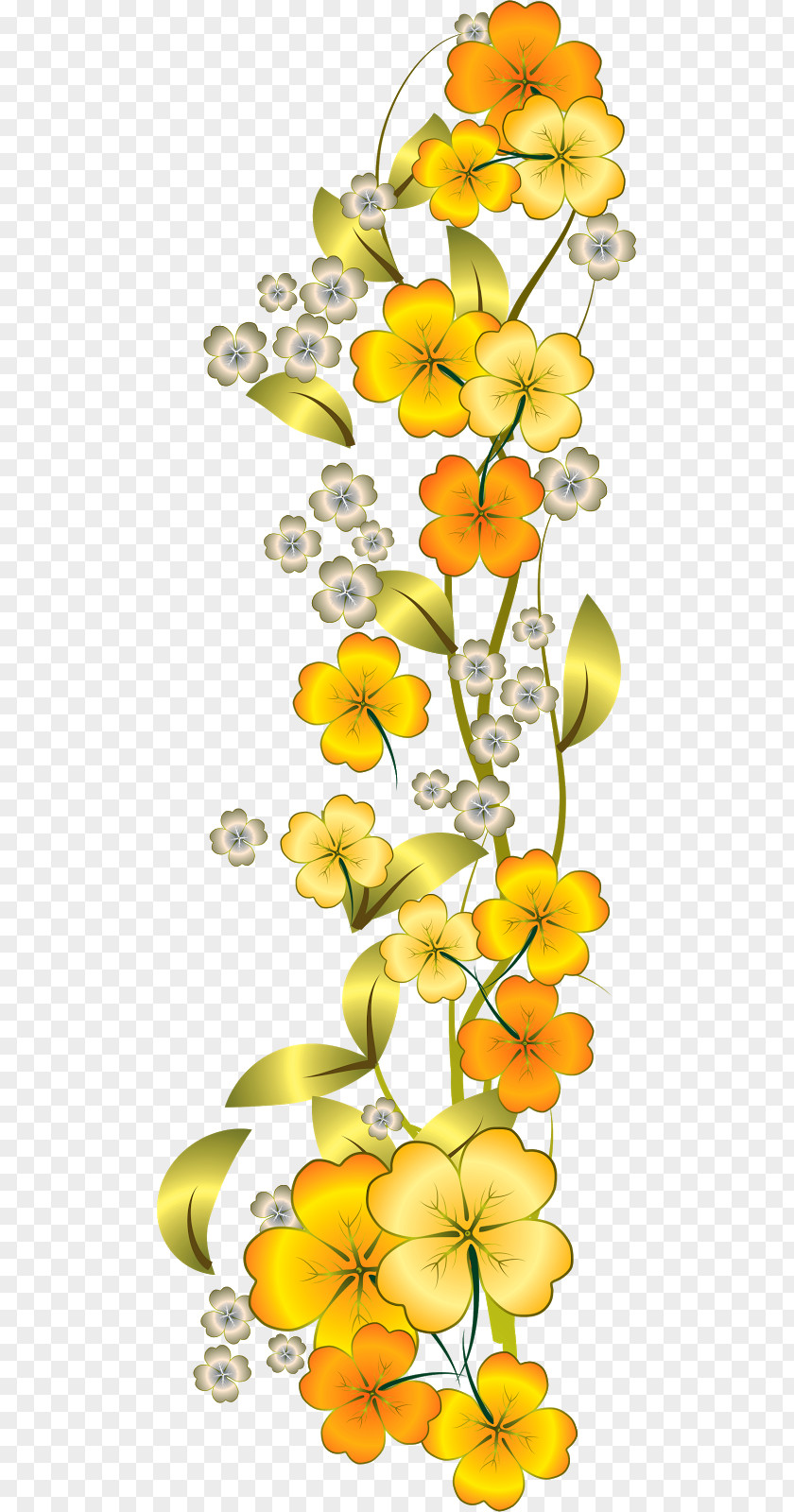 Flower Clip Art Yellow Image PNG
