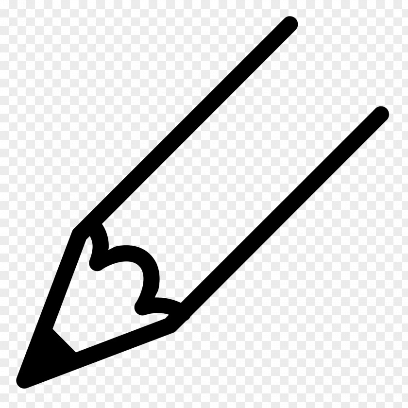 Pencil Drawing Black & White Clip Art PNG