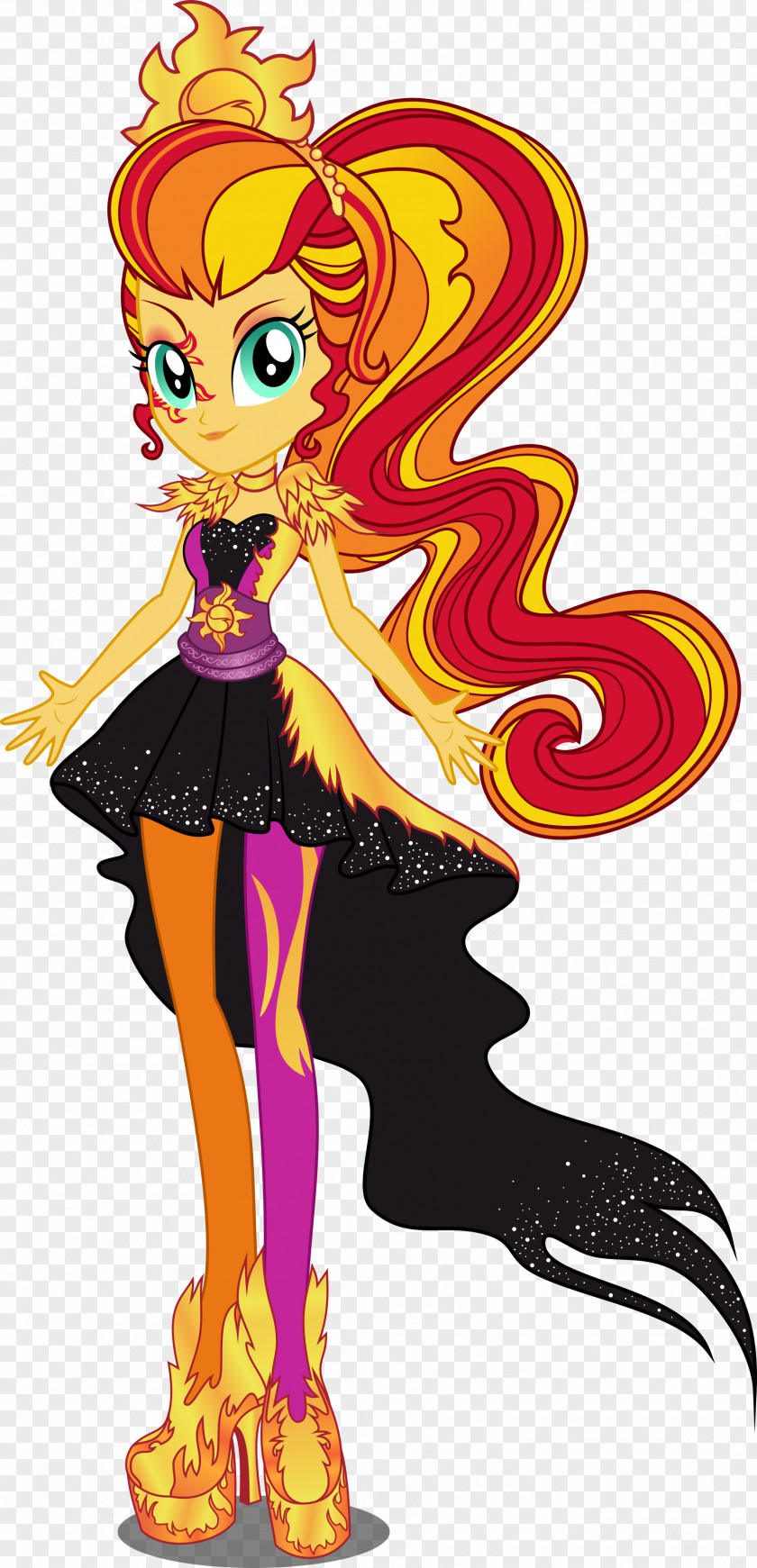 Shine Cliparts Sunset Shimmer Rarity My Little Pony: Equestria Girls Dress Clip Art PNG