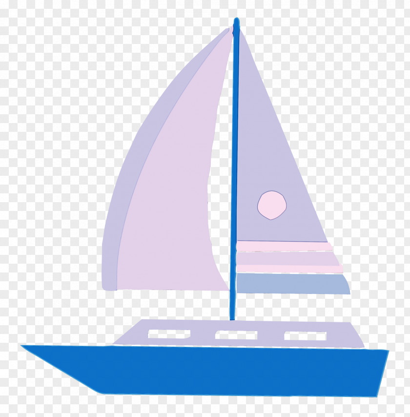 Boat Sailboat Triangle Diagram Water PNG