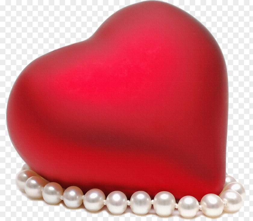Heart Pearl Desktop Wallpaper PNG