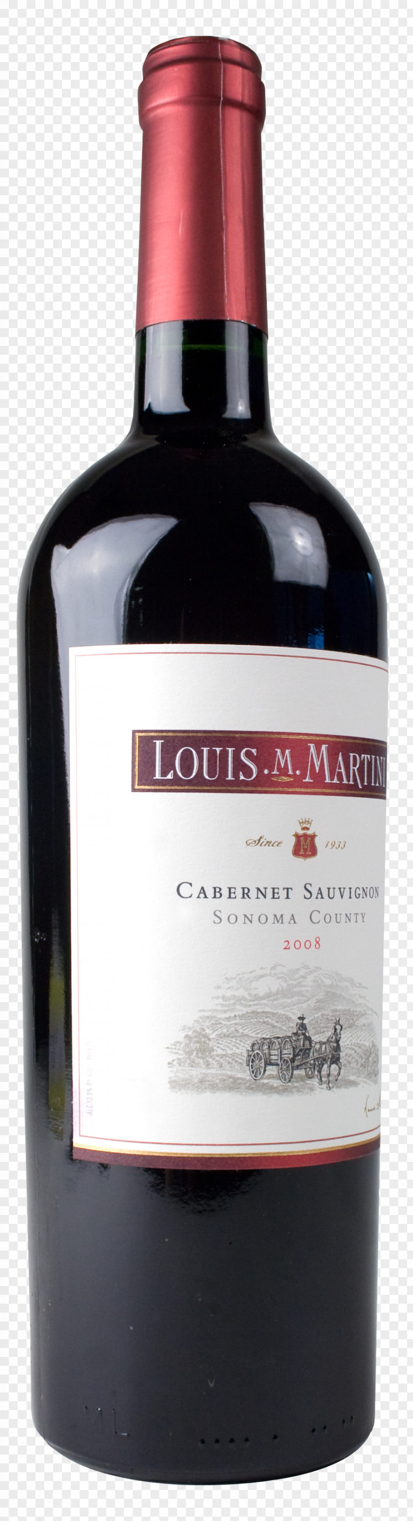 Wine Liqueur Louis M. Martini Winery Dessert Glass Bottle PNG