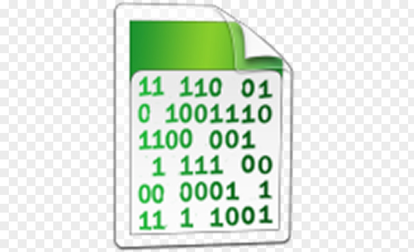 Binary Number File Code PNG