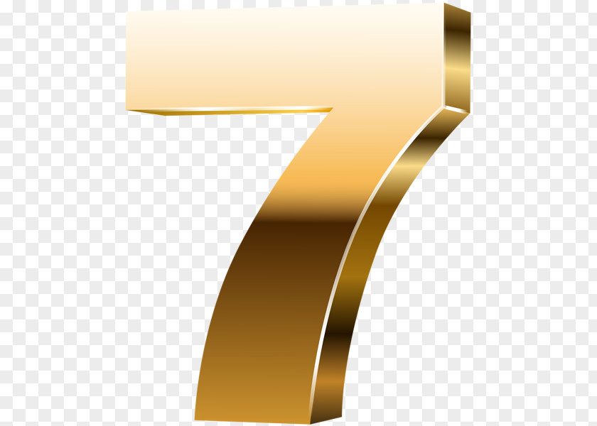 Gold Number Clip Art PNG