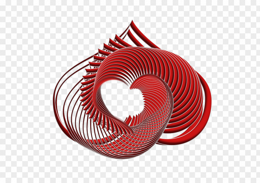 Heart Spiral Image Intrauterine Device PNG