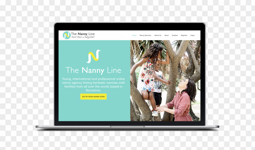 Nanny Display Advertising Device Multimedia Video PNG