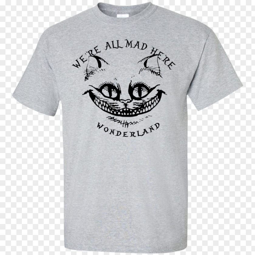 We Are All Mad Here T-shirt Hoodie Sweater Bluza PNG
