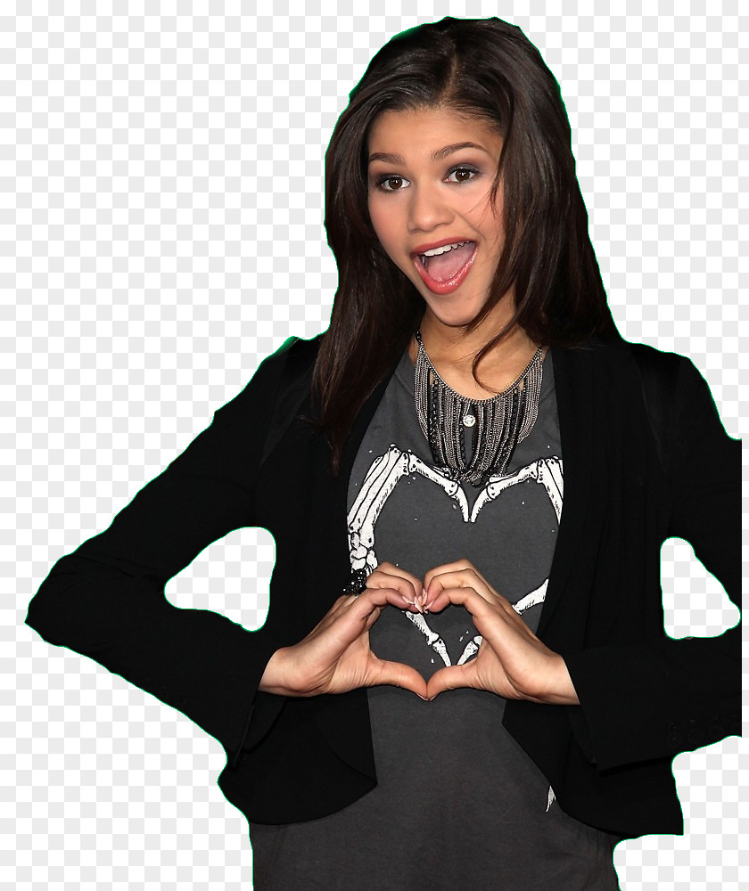 Zendaya Top Hood Photography Sleeve PNG