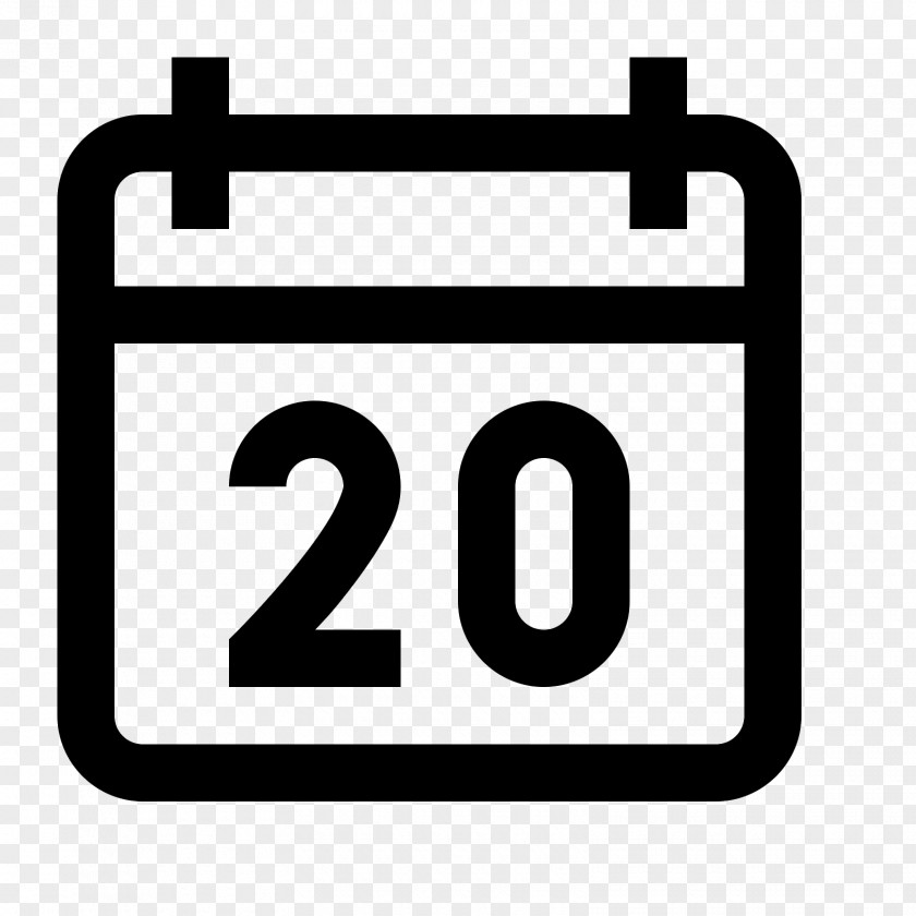20 Calendar Date Clip Art PNG