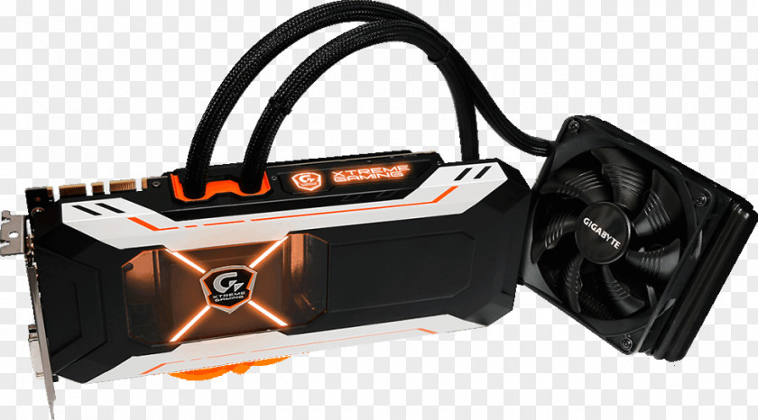 Graphics Cards & Video Adapters NVIDIA GeForce GTX 1080 Xtreme Gaming 英伟达精视GTX AORUS Ti Waterforce WB Edition 11G PNG