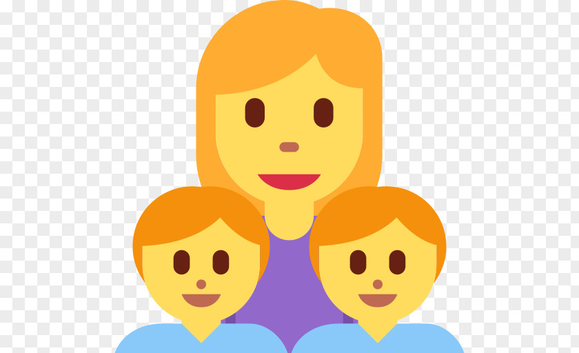 Happy Nose Family Cartoon PNG