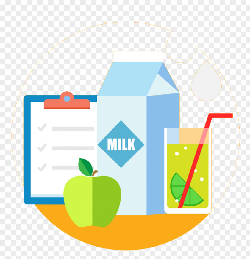 Milk Juice Apple Drink PNG