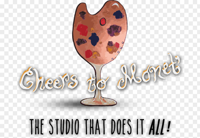 Painting Cheers To Monet Wine Glass Watercolor Art PNG