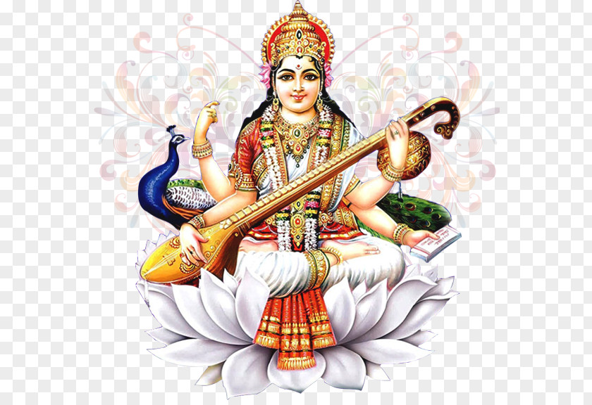 School Ki Shiva Saraswati Vandana Mantra Basant Panchami Puja PNG