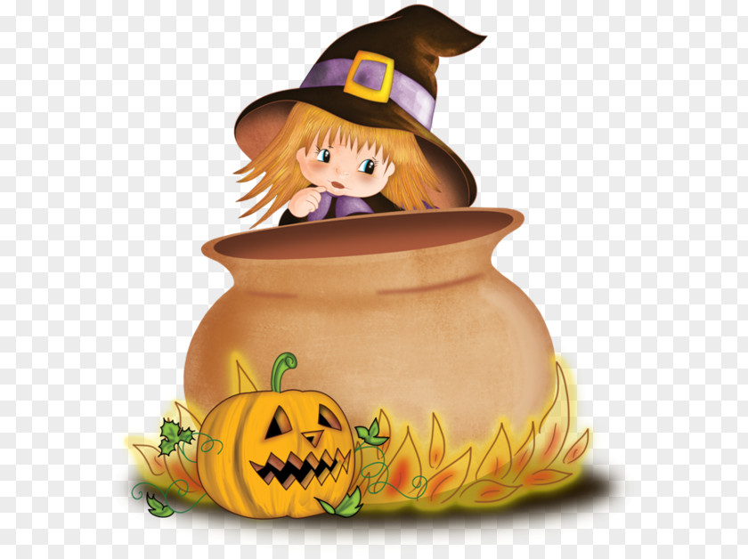 Halloween Baby Witchcraft Clip Art PNG