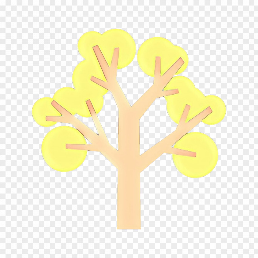 Yellow Tree Leaf Plant Logo PNG