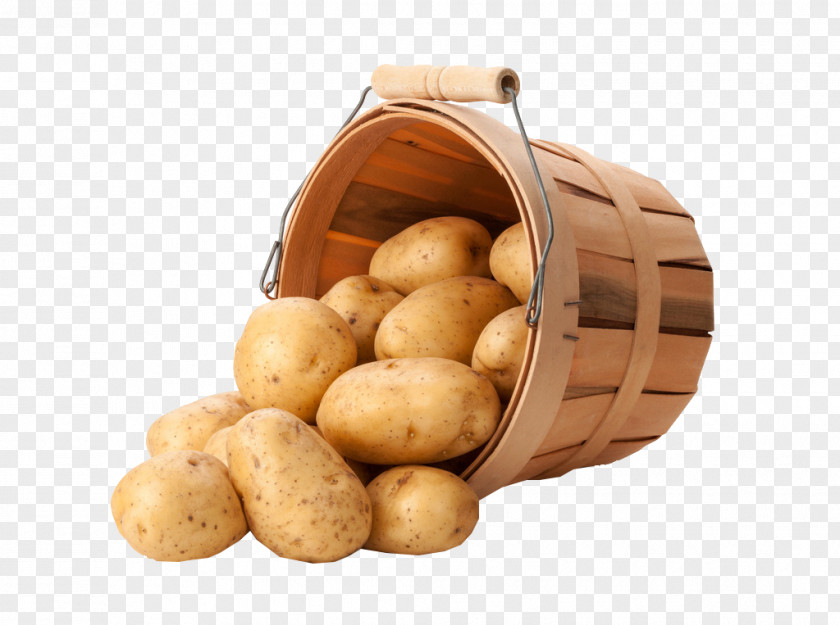A Bucket Of Potatoes Yukon Gold Potato French Fries Cooking Food In Basket PNG