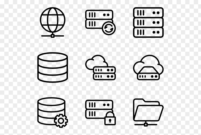 Database Server Icon Cinema Clip Art PNG