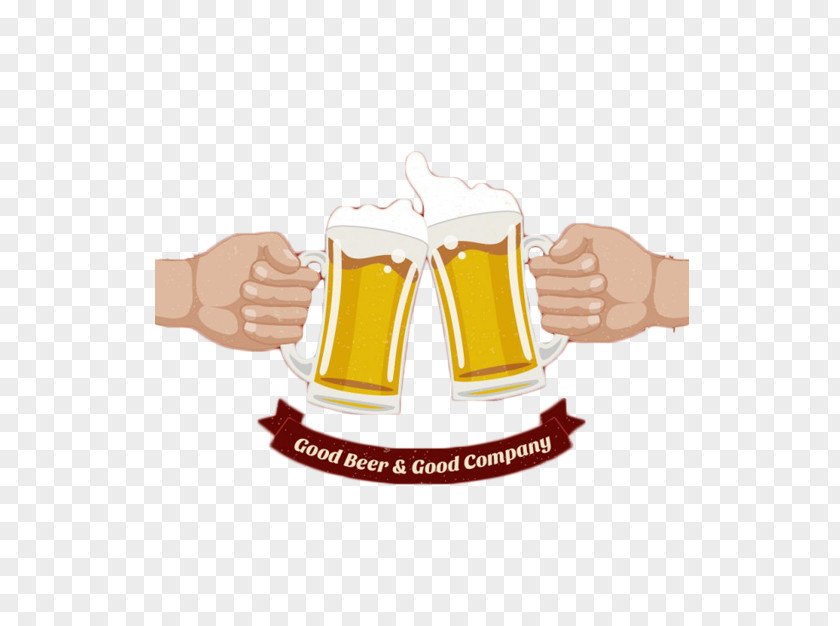 Hand-painted Cartoon Beer Distilled Beverage Drink Brewing Alcoholic PNG