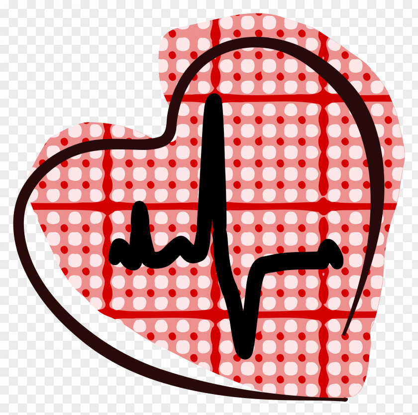Heart Electrocardiogram Cardiovascular Disease Clip Art PNG