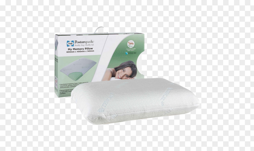 Memory Pillow Mattress Foam Sealy Corporation Bed PNG