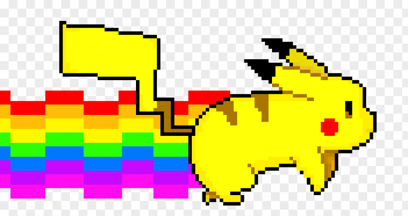 Pikachu Nyan Cat Clip Art Pixel Image PNG