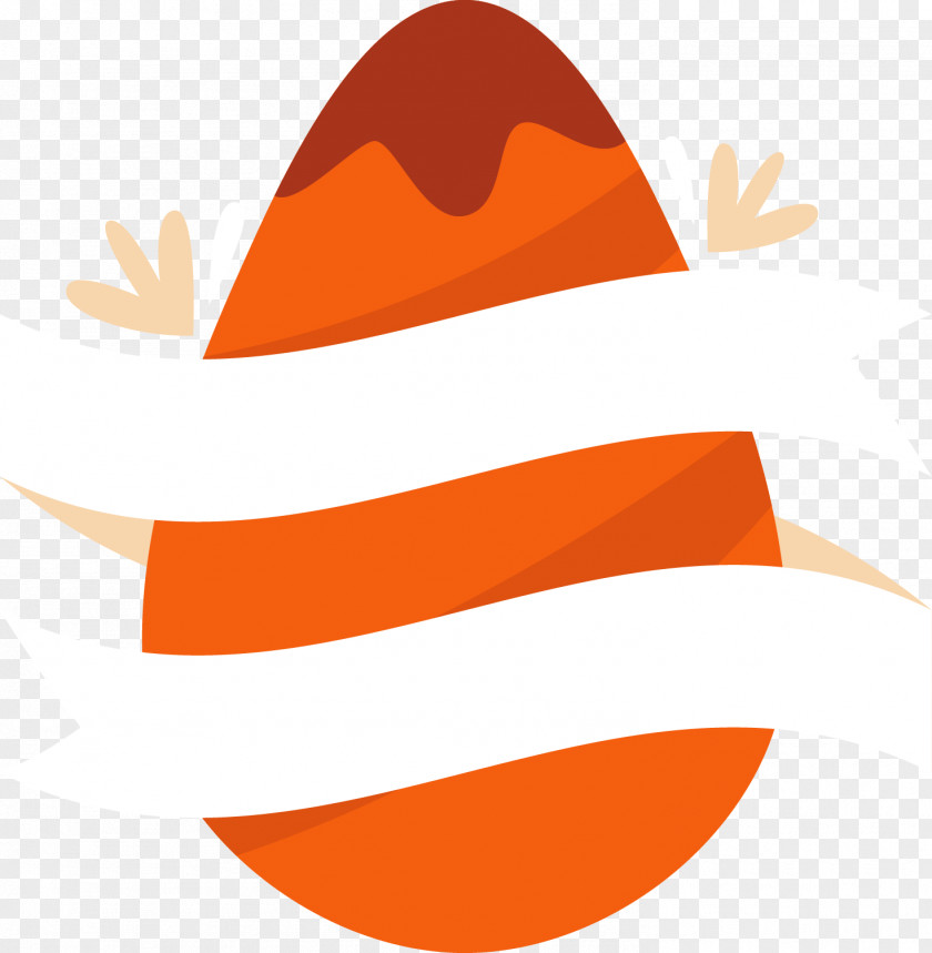 Cartoon Egg Ribbons Decorative Patterns Hat Clip Art PNG