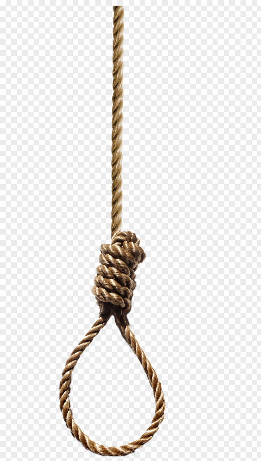 Hanging Rope PNG Rope, brown hangman's knot clipart PNG